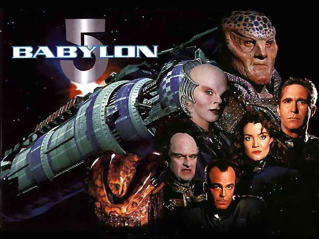 œuvres en lien (des œuvres proches de l’idéologie de Star Trek) 9 babylon 5 logo
