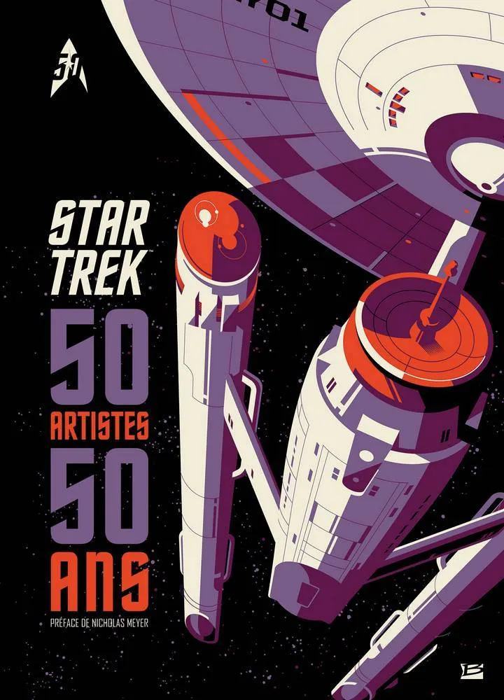 Beau Livre STAR TREK : 50 ARTISTES, 50 ANS 1 Trek 50 50