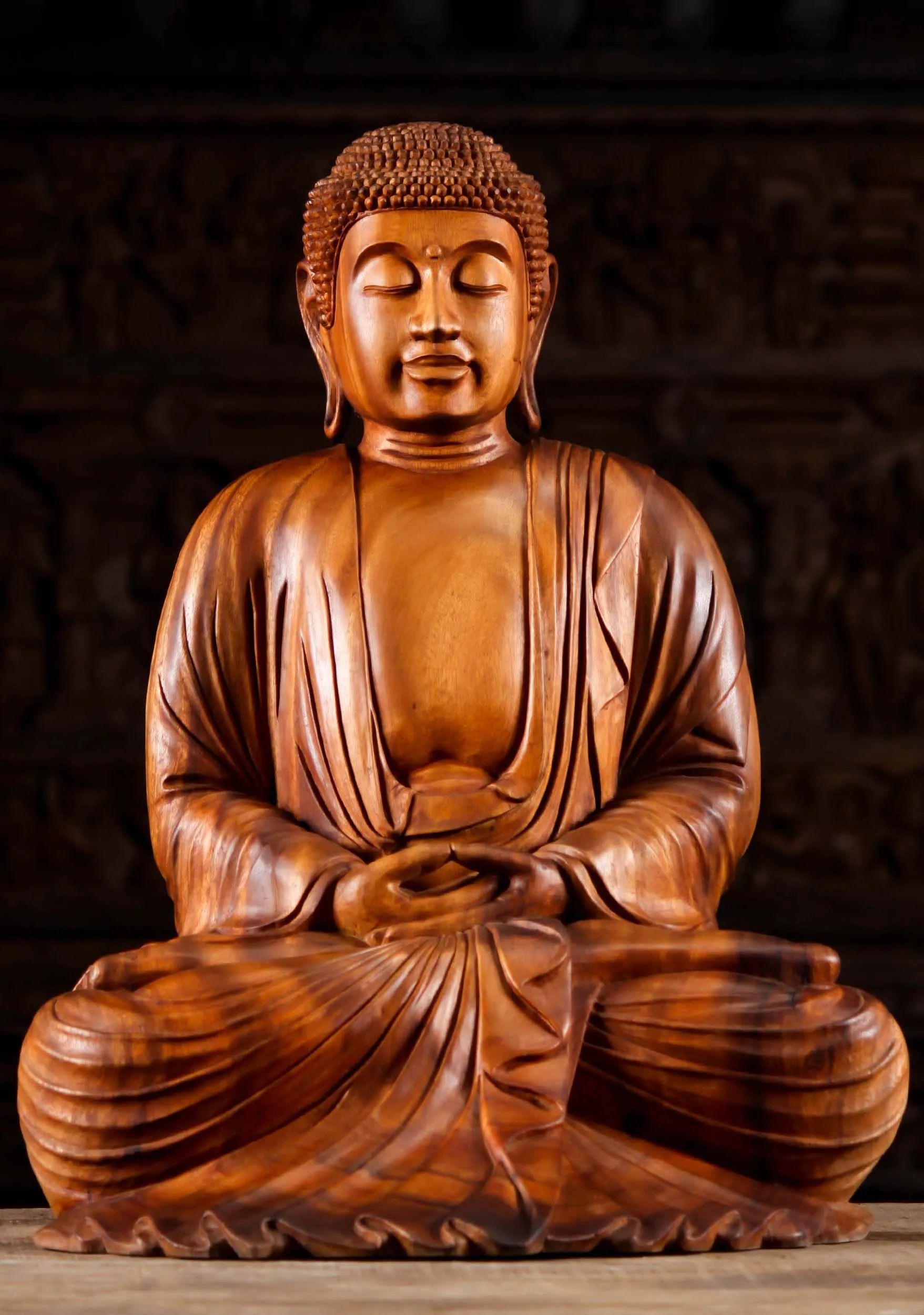 De BOUDHA à RODDENBERRY 1 meditating buddha sculpture
